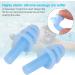 Nnrly Reusable Silicone Ear Plugs - Waterproof, Hypoallergenic, Noise Reduction for Hearing Protection - Ideal for Sleeping, Snoring, Swimming, Concerts - 6 Packs with Storage Bags - Buy Online on GoSupps.com