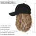 Qlenkay Baseball Cap Hair: 14 Wavy Ginger Blonde Mix Bleach Blonde Wig Hat for Women - Buy Online on GoSupps.com