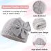 XIAOHAWANG Baby Girl Winter Hat - Cute Bow Knitted Beanie for Infant Girls 0-6 Months (Gray) - Buy Online on GoSupps.com
