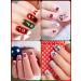 EBANKU Christmas Nail Art Stickers Decals 12 Sheets 3D Self-Adhesive Christmas Snowflake Elk Santa Adhesive Sticker Silver Gold Color Manicure for Christmas Decorations (Multicolored) - Buy Online on GoSupps.com