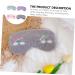Rainbow Eye Mask Scrunchies Set - 4pcs Hair Ties with Bows and Teeth, Wired Head Wraps for Girls - Buy Online on GoSupps.com