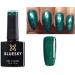 Bluesky Gel Nail Polish MISTLETOE MAGIC Christmas GREEN GLITTER SPARKLE Nail UV LED Soak Off