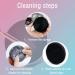 2 Pack Makeup Brush Cleaner Sponge - Quick Color Removal for Eye Shadow and Blush - Black Sponge - Buy Online on GoSupps.com