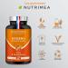 Red and White Ginseng - 100% Natural - Extraction Ratio 10:1 - Dosed at 15% Ginsenosides - Reduce Fatigue - Helps Concentrate - 60 Capsules - Nutrimea - Buy Online on GoSupps.com