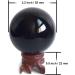 Obsidian Crystal Ball (5.6 cm) - 100% Natural Feng Shui Decor for Meditation & Fortune Telling - Buy Online on GoSupps.com