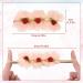 Baby Girl Headband 3Pcs Floral Nylon Lace Hairbands - Pink, White, Orange - Buy Online on GoSupps.com