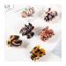TSLINC 6-Piece Non-Slip Hair Clips for Medium & Thin Hair - Tortoise Cellulose Acetate Brown Leopard Design for Women & Girls - Buy Online on GoSupps.com