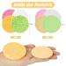 72 Pieces Reusable Compressed Facial Sponges - 4 Color Makeup & Cleaning Round Sponges for Flawless Skin - Buy Online on GoSupps.com