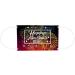 ZQP 100PCS Disposable Printed Face_Mask 3 Ply_Mask with Elastic Ear Loop 2021 Happy New Year Disposable Face_Mask Breathable 3-Layer Elastic Earloops Protective Disposable_Masks Festival Party - Buy Online on GoSupps.com
