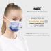 100 Small Disposable Face Masks - Made in Germany | CE Certified | Breathable 3-Layer Filter | Elastic Earloops | Rainbow Midnight Design - Buy Online on GoSupps.com