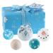 Bomb Cosmetics Let it Snow Handmade Wrapped Bath and Body Gift Pack Contains 5-Pieces Contents May Vary 410g 5 Count (Pack of 1) Bomb Cosmetics Let it Snow Gift Pack