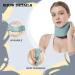 Neck Brace for Neck Pain & Support Adjustable Neck Support Brace for Sleeping Foam Support Relieves Neck Pain and Spine Pressure(Blue) - Buy Online on GoSupps.com