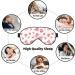 Adjustable Pink Hearts Sleep Mask | Soft Double-Sided Eye Covers for Comfortable Sleep & Reduced Eye Edema | International Shipping - Buy Online on GoSupps.com