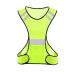 TCCFCCT Reflective Safety Running Vest for Men Wome Running Gear for Walking at Night 1 Pack Mesh Yellow