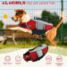 Alagirls Ripstop Dog Lifeguard Vest - High Buoyancy Safety Preserver for Large Dogs | Adjustable Pet Lifeguard Vest with Rescue Handle | Red (L: 58-68cm) - Buy Online on GoSupps.com