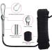 High-Strength 10m Climbing Rope - Outdoor Safety Rope with 2 Carabiners for Abseiling Rescue and Sports - Buy Online on GoSupps.com
