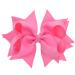 Summer Pure 5-Inch Flower Hair Bows for Girls & Toddlers - Pack of 12, Assorted Colors - Buy Online on GoSupps.com