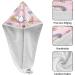 Doodle Pony & Star Pattern Dry Hair Cap Set | Quick Drying Towel & Button Headband - Super Absorbent & Soft Comfort - International Shipping - Buy Online on GoSupps.com
