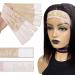 Dolahair 4PCS Sparkle Glitter Lace Melting Wig Bands | Luxury Gold Embroidery Elastic Edges | Adjustable No Slip Wig Band for Edges | Salon Quality Wig Accessories - Buy Online on GoSupps.com