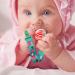 Buy Zonewd Pacifier Clip | Fabric Toy Clips with Soft Bite Ring for Babies Toddlers - International Shipping Available - Buy Online on GoSupps.com