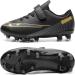 ASOCO DREAM Soccer Shoes for Kids - Low-Top Spiked Cleats for Boys & Girls | Outdoor Athletics Training | Size 36 EU - Black - Buy Online on GoSupps.com
