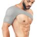 Healifty Shoulder Brace Rotator Cuff Support Brace for Men Women Shoulder Compression Sleeve Orthopedic Care Shoulder Brace Support Wrap for Pain Relief M Light Grey