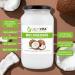 GreatVita Organic Virgin Coconut Oil 1000ml - Pure Cooking Frying & Baking Oil in Glass Jar - Buy Online on GoSupps.com
