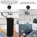 HINATAA Crystal Water Bottle 550ml | Detachable Healing Natural Quartz | Emerald Green - Eco-Friendly & Elegant Design for Wellness - Buy Online on GoSupps.com