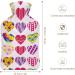 Color Heart Hot Water Bottle with Plush Cover - Warm Comfort for Adults & Kids | 26.5x15.3cm - Ideal for International Shipping - Buy Online on GoSupps.com