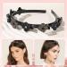 Sparkling Crystal Stone Hair Clips Double Bangs Hairstyle Headband Set for Women - Rhinestone Twist Plait Hair Accessories - Buy Online on GoSupps.com