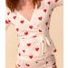 Petit Bateau Women's Wrap-Over S White Marshmallow / Red Terkuit - Buy Online on GoSupps.com