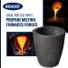 8KG MegaCast Foundry Clay Graphite Crucible for Melting Casting & Refining Gold Silver Copper Brass Aluminum - Buy Online on GoSupps.com