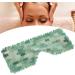 Verdant Touch Jade Eye Care Mask - Natural Aventurine Facial Massage Device for Relaxation & Tiredness Relief - Buy Online on GoSupps.com
