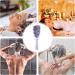 WOBBLO Shampoo Brush for Scalp Massager Scalp Massager | Long Handle Scalp Massager - Hair Purifier Scalp Exfoliator for Growth - Buy Online on GoSupps.com