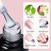 INPING Jelly Gel Nail Polish Set - 6 Colors Nude Pink, Milky White, Sakura Pink, Natural Brown | Soak Off UV/LED Gel Varnish for Women | Home Salon Manicure Kit - Buy Online on GoSupps.com