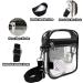Fibrdoo Clear Crossbody Purse - Stadium Approved with Front Pocket for Concerts & Sports - Buy Online on GoSupps.com