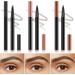  PCC PTYXIS Eyebrow Pencil - Waterproof Eyebrow Pencil with Fork Tip 3D Waterproof Micro-Pattern Eyebrow Contour Pen 4 Natural Long Lasting Fine Micro Brush (#3 1ml) - Buy Online on GoSupps.com