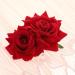 Qianyu Rose Flower Hair Combs Red Rose Flower Bohemia Flannel Elegant Hairpins Bride Hanfu Costume Hair Clips Decor Accessories for Women Girls Party Wedding Mother's Day Headpieces - Buy Online on GoSupps.com
