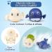 Joyreal Baby Bath Toys - Toddler Bath Toy for 18+ Months Baby Bath Tub Toy with 3 Suction Cup Spinner Toys & 2 Wind Up Bath Toys Gift for Boys Girls for 2 3 4 5 Year Old Standard Edition - Buy Online on GoSupps.com