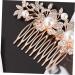 MAGICLULU Bridal Hair Accessory Crystal Hair Accessories Bridal Headpiece Girls Hair Accessories Bridal Hair Accessories Girl Hair Accessories Unique Accessory Alloy Comb Bride - Buy Online on GoSupps.com