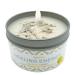 White Sage Candle Sage Leaf Himalayan Crystal Salt & Essential Oil Healing Energy Crystal Candle