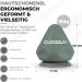 Chirogun Trigger Point Presser | Suction Cup & Bag | Self-Massage for Neck Back & Shoulder Pain Relief | Digital Instructions | Deep Tissue Massage Ball - Nordic Green - Buy Online on GoSupps.com