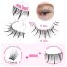 Geeneiya 02A 3D Mink Eyelashes Pack - 10 Pairs Natural Look Fluffy Individual Cluster Extension Lashes - Buy Online on GoSupps.com