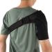 Uxsiya Breathable Adjustable Single Shoulder Brace Support for Men & Women | Sports Injury Relief & Comfort - International Shipping Available - Buy Online on GoSupps.com