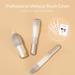 SIXPLUS Travel Makeup Brushes Set with Case - 5Pcs Double Ended Professional Brushes in Champagne Gold - Ideal for Foundation, Blush, Eyeshadow, Eyebrow & Lip - Portable Storage Bag - Best Gift Kit - Buy Online on GoSupps.com