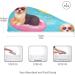 Super Absorbent Dog Hair Towel 2 Pack - Quick Dry Swimming Ring Turbans for Women & Girls - Buy Online on GoSupps.com