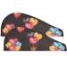 Heart Hot Air Balloon Hair Towel 2 Pack - Super Absorbent Quick Dry Hair Turbans for Women & Girls - Buy Online on GoSupps.com
