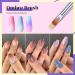 NICOLE DIARY 8Pcs Nail Art Brushes Set for Gel Polish Design & DIY Manicure - Buy Online on GoSupps.com