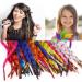 JZZJ Synthetic Hair Extension Kits with 52 Synthetic Assorted Colors Stick Tip Hair Extensions 100 Beads Pliers and Hook (Bright & Pretty Mixed Colors) - Buy Online on GoSupps.com