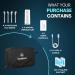Nasal Irrigation System for Sinus Relief - Portable Cordless Electric Neti Pot Nose Cleaner - Sinus Flush Kit for Adults & Kids Home & Travel with 4 Rinse Modes 4 Nozzles 40 Salt Packs With Carry Bag - Buy Online on GoSupps.com